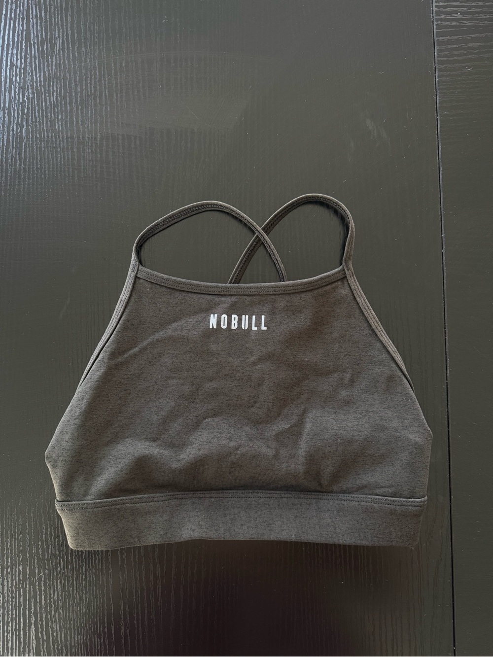 NOBULL Black Cross-Back Sports Bra